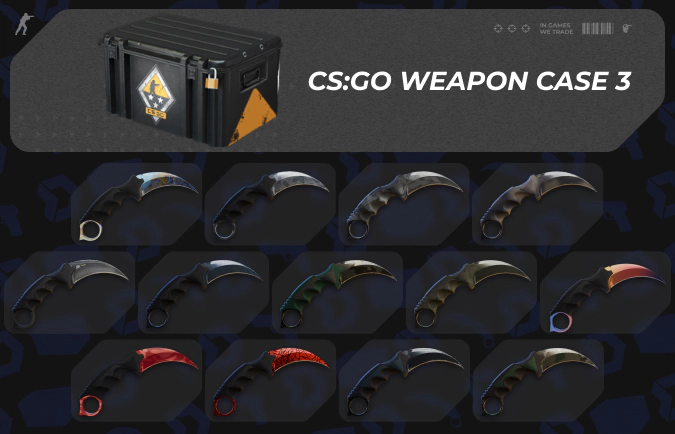 All Cs Cases With Karambits Dmarket Blog